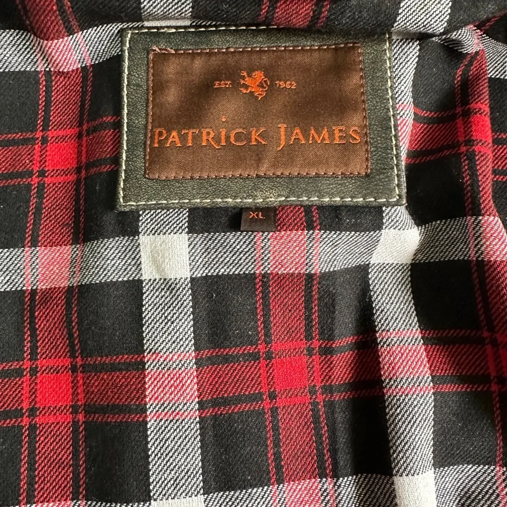 Men's Patrick James Burnished Leather Jacket XL - Picture 4 of 6